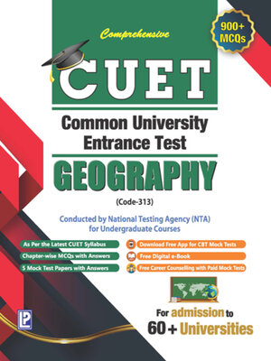 cover image of Golden CUET Geography Code-313
